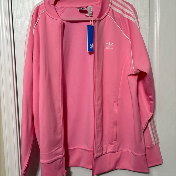 Adidas Women's Pink track jacket - Picture 1 of 2